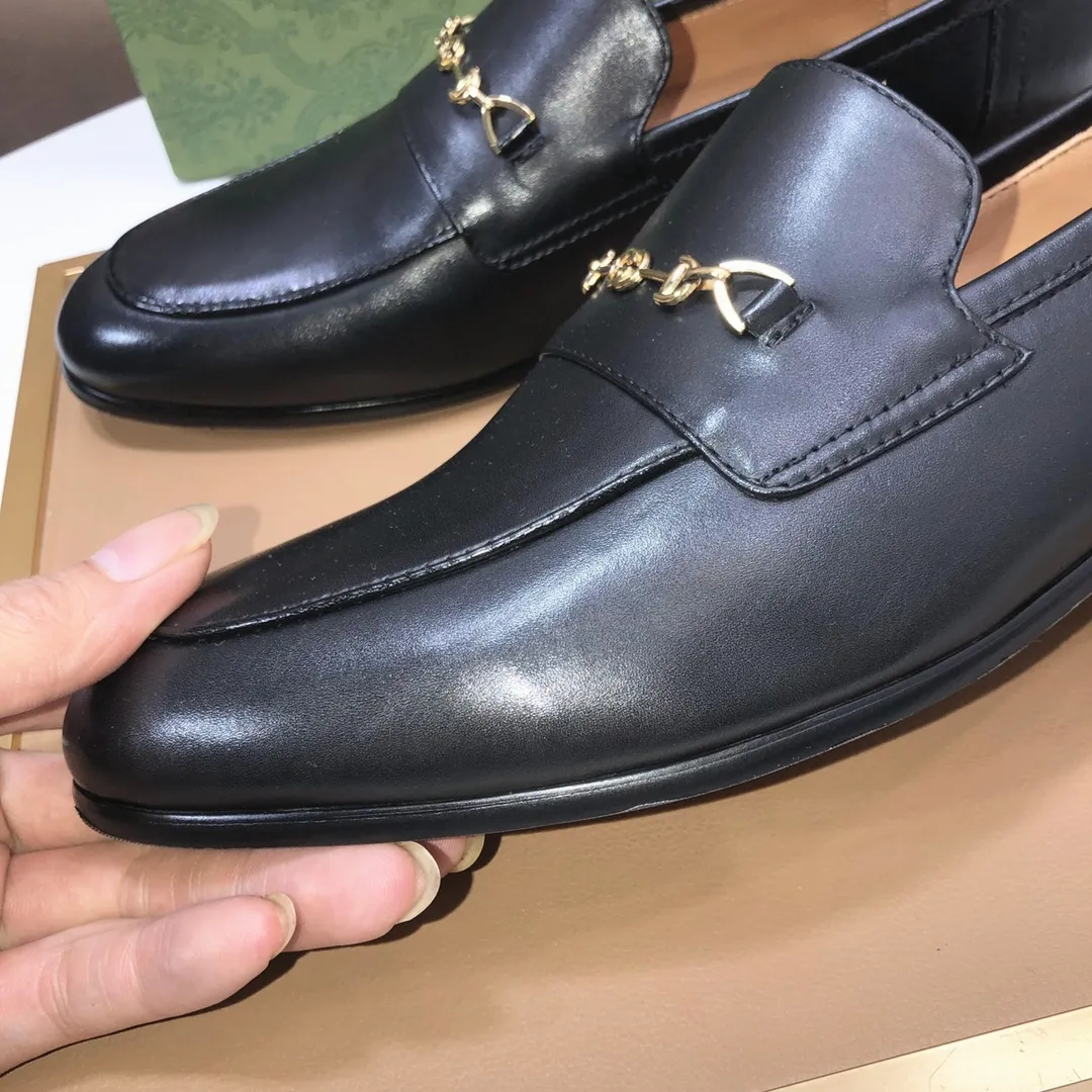 Men's shoes 💰580💰[GUCCI—Gucci] The latest high-end version of Gucci. Official website new model. Available at the same time at counters, the uppers are made of original cowhide imported from Italy/matched with the original special material splicing design concept; "highlight, high-end, grade, extravagance" and exquisite workmanship (original mesh fabric) sole: original factory special outsole size (38-45) (custom-made 45 non-returnable)